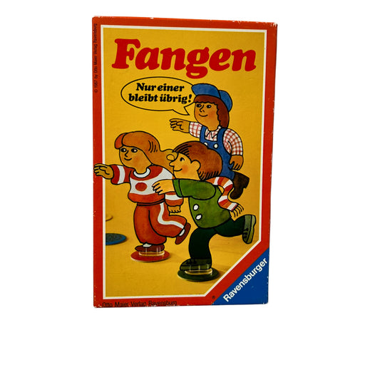 Fangen nur einer bleibt übrig 1987 Ravensburger Spiele – SKU A5703 – Gesellschaftsspiel gebraucht kaufen bei Brettspielimperium