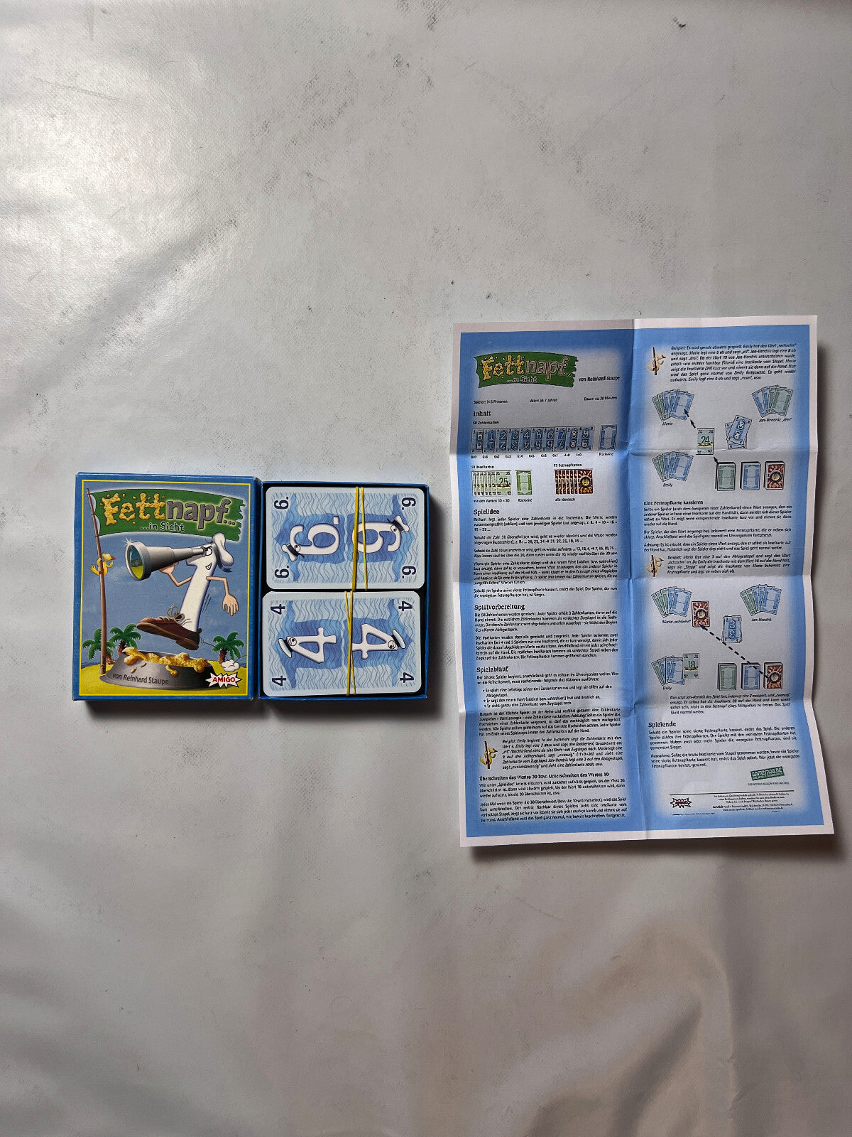 Fettnapf in Sicht Kartenspiel Spiel Gesellschaftsspiel Amigo - Vollständig - Ansicht 3