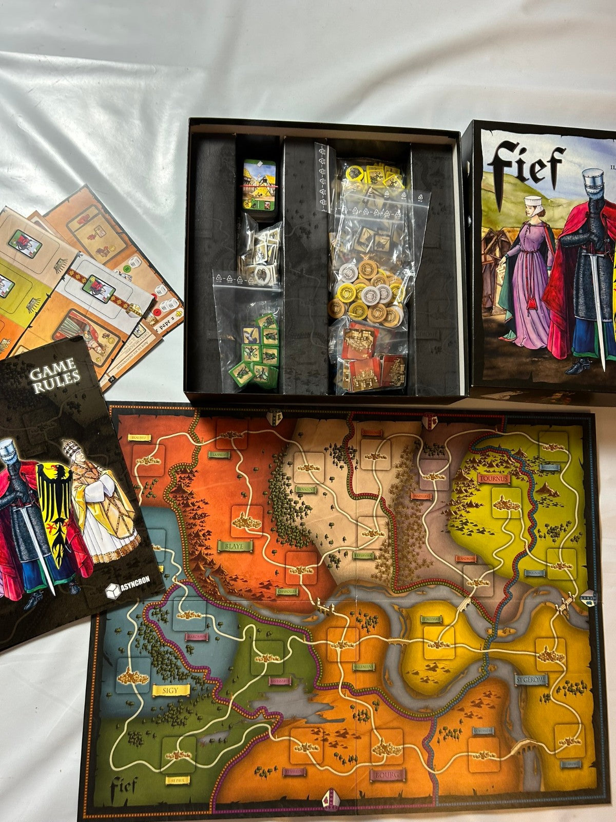 Fief Frazösische Edition Brettspiel Asyncron  Vollständig - Ansicht 6
