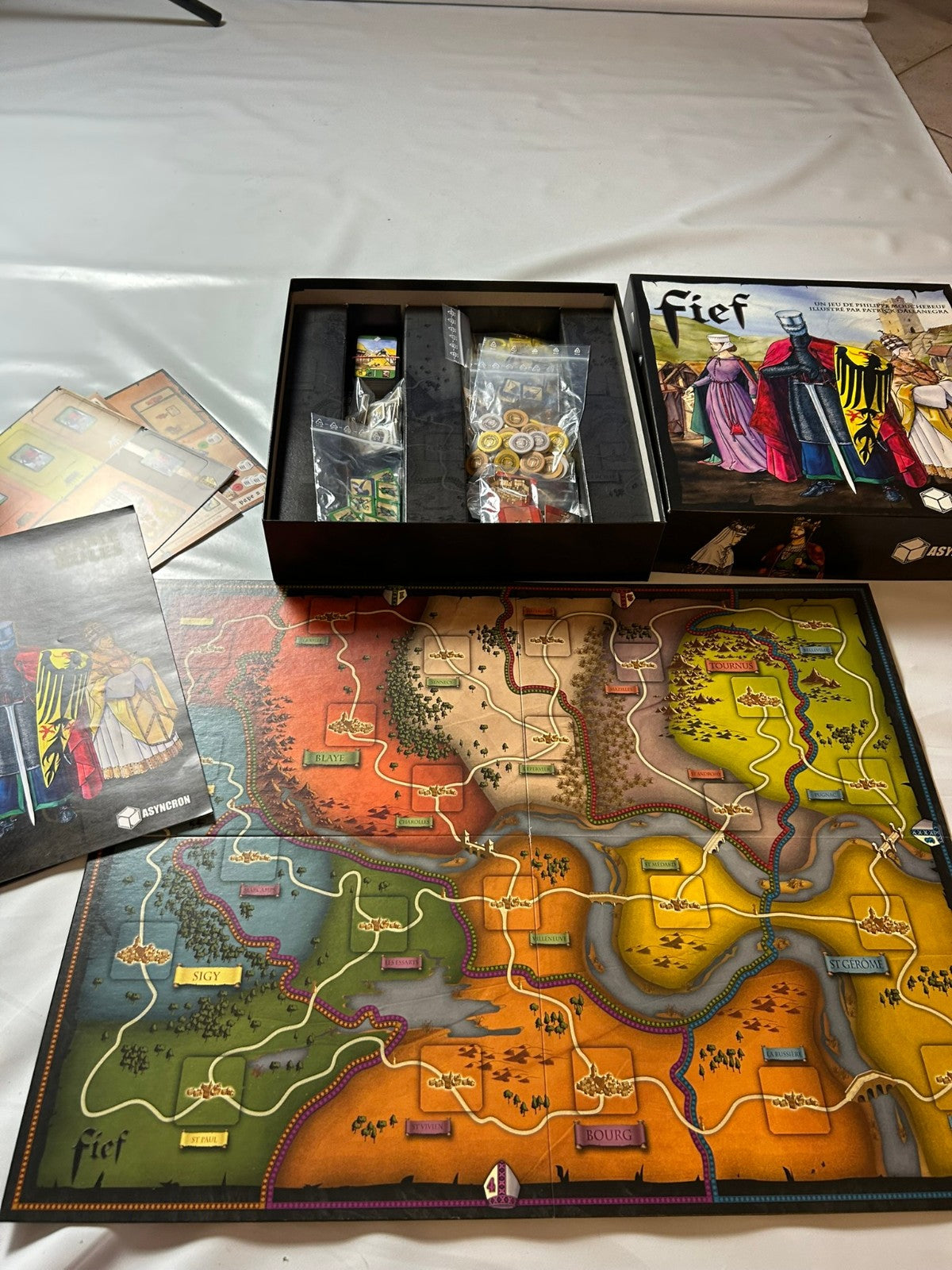Fief Frazösische Edition Brettspiel Asyncron  Vollständig - Ansicht 9