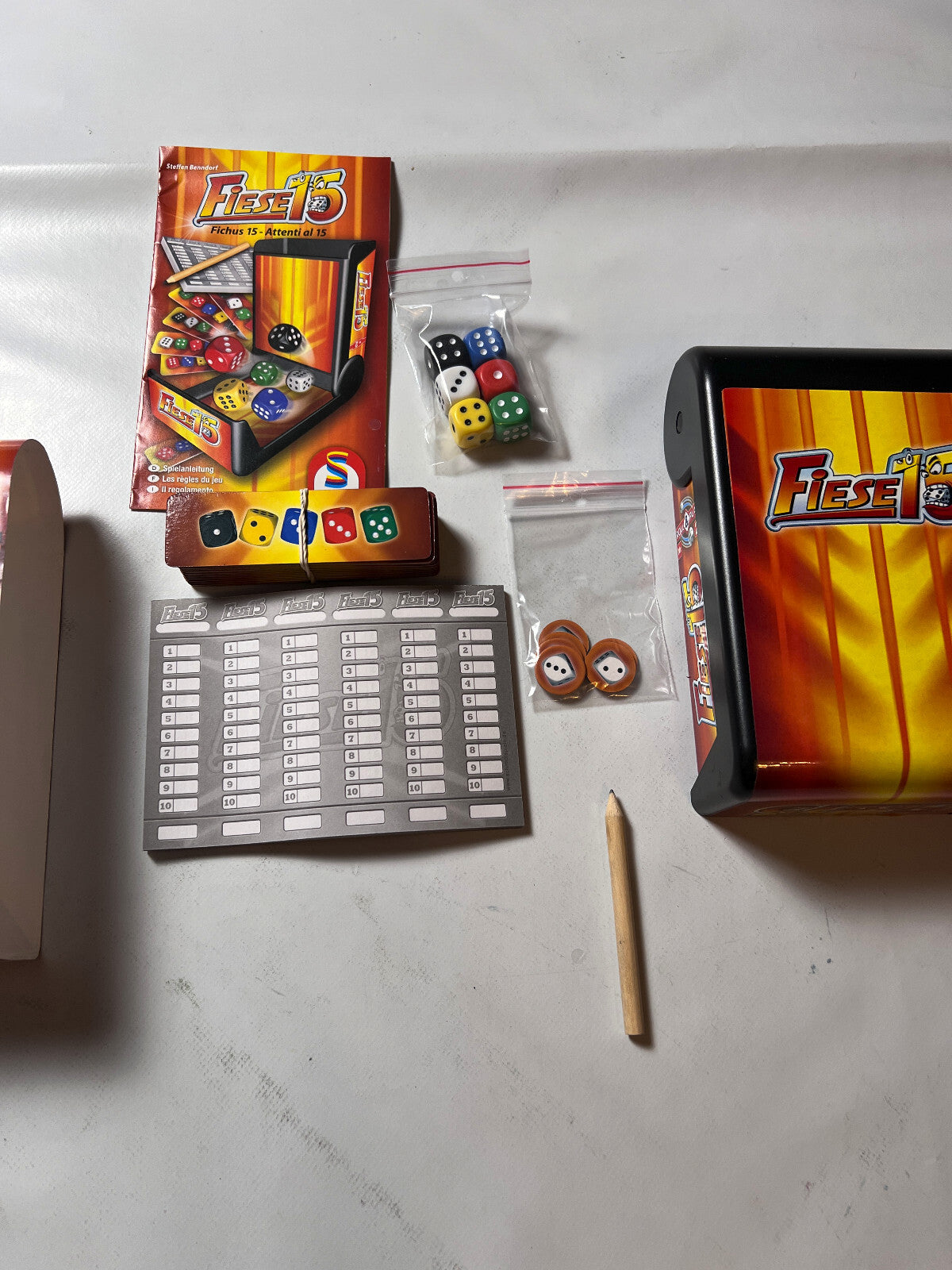 Fiese 15 Gesellschaftsspiel Würfelspiel Schmidt - Vollständig - Ansicht 4