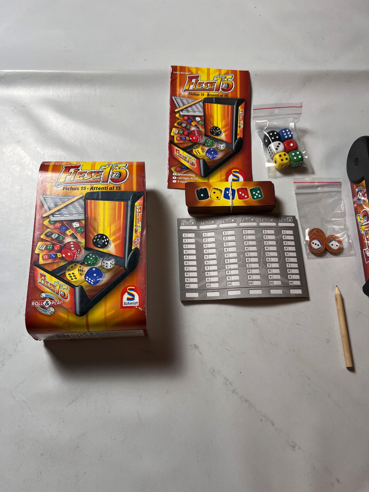 Fiese 15 Gesellschaftsspiel Würfelspiel Schmidt - Vollständig - Ansicht 5