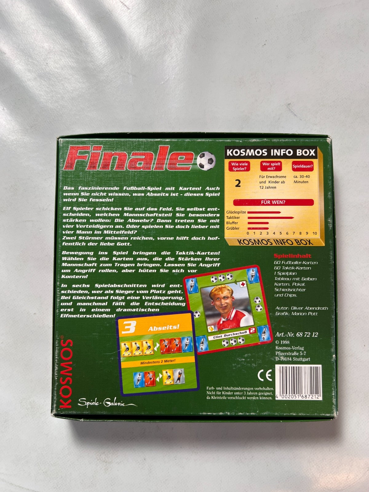 Finale Kartenspiel für 2 Spieler Kosmos 1998  vollständig - Ansicht 9