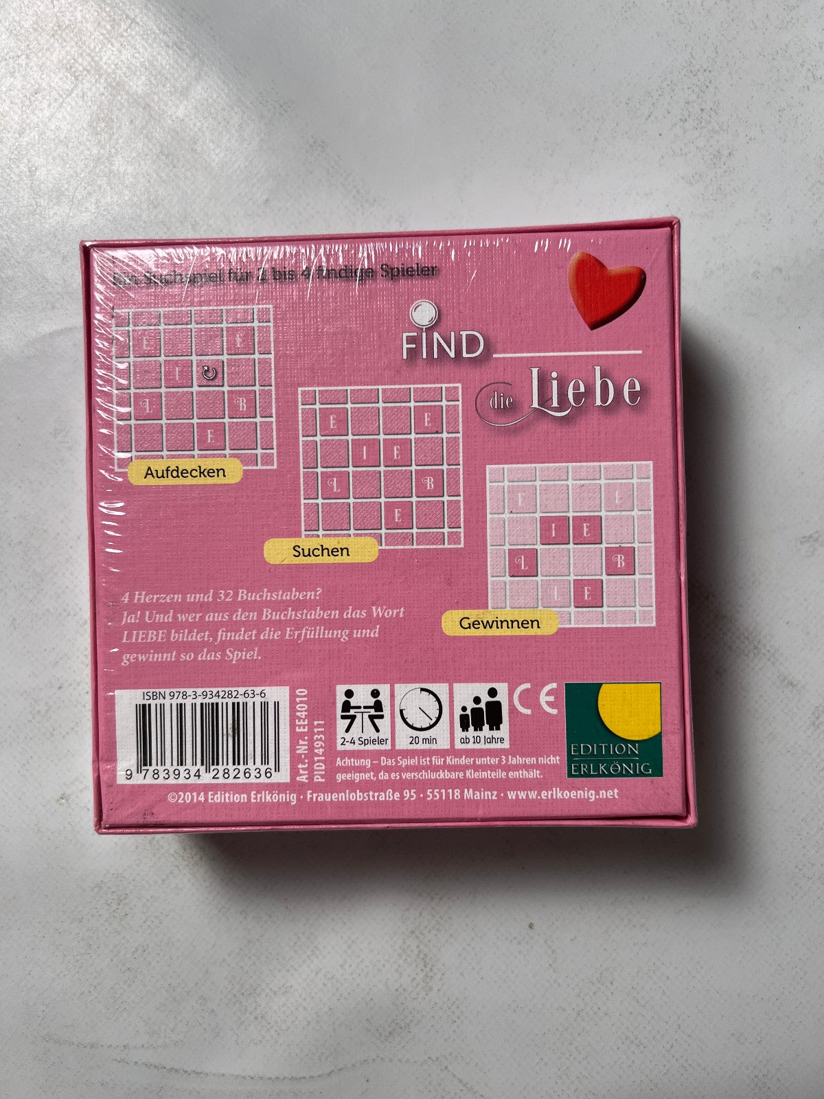 Find die Liebe: Ein Suchspiel für 2 bis 4 findige Spiele  Neu in Folie - Ansicht 7