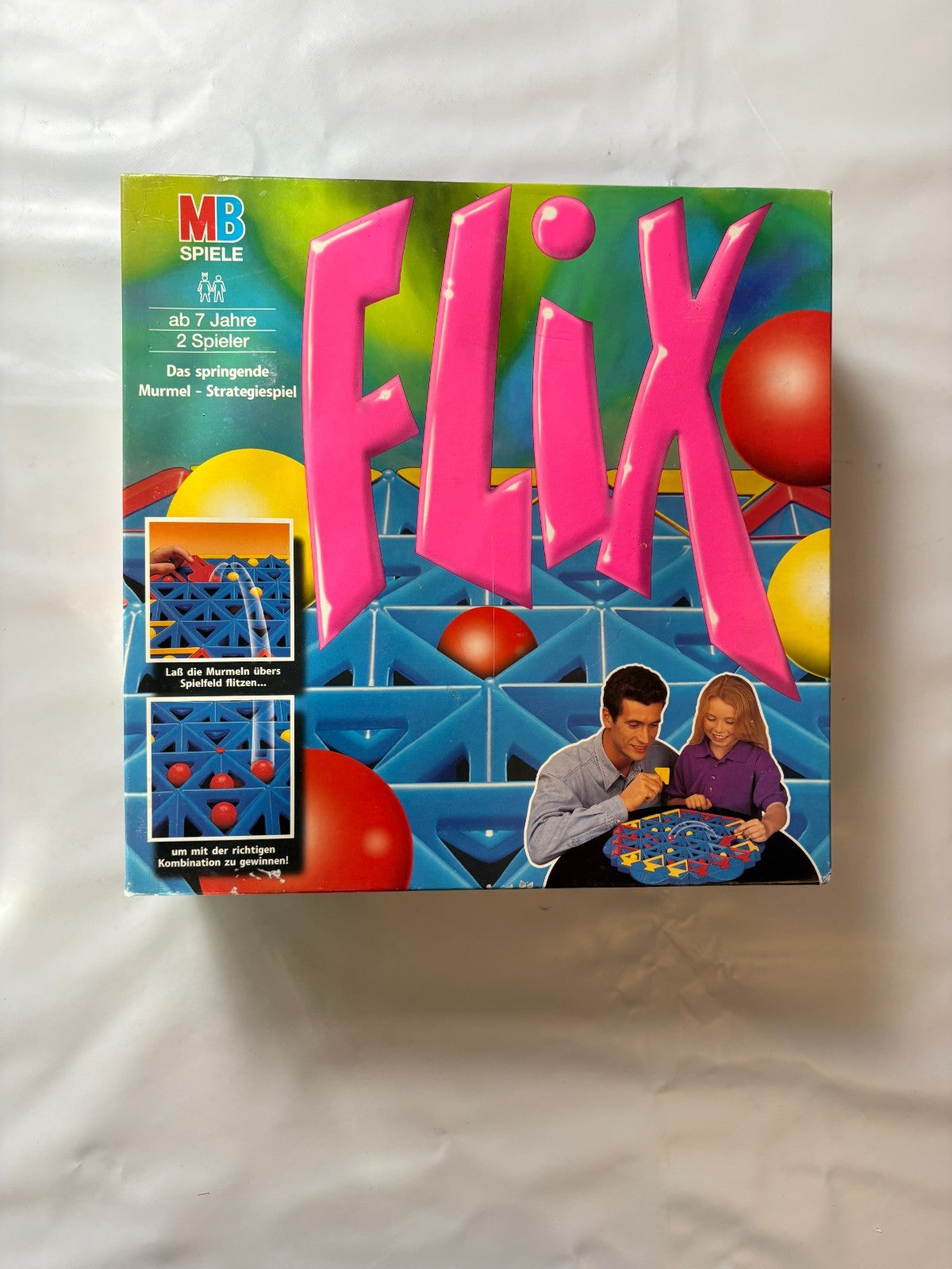 Flix das springende Murmel Strategiespiel MB Spiele - Vollständig - Ansicht 2