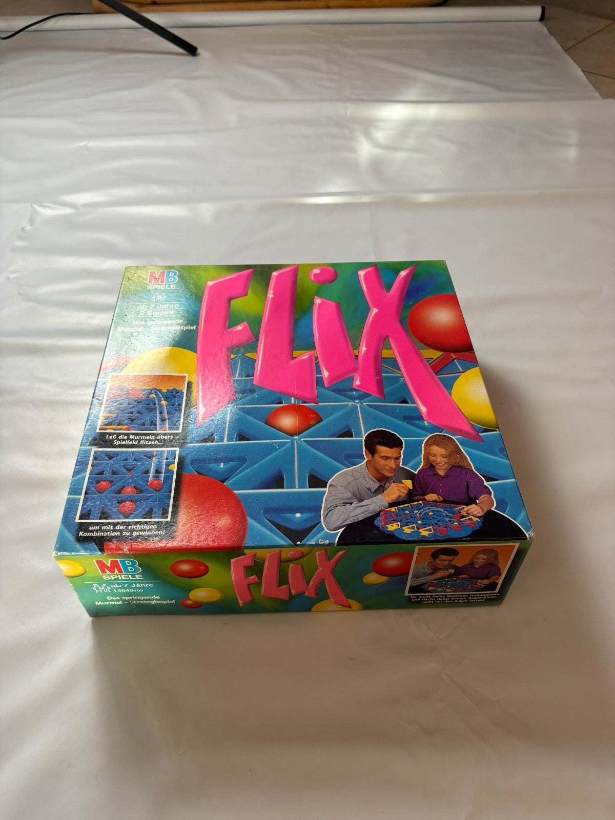 Flix das springende Murmel Strategiespiel MB Spiele - Vollständig - Ansicht 3