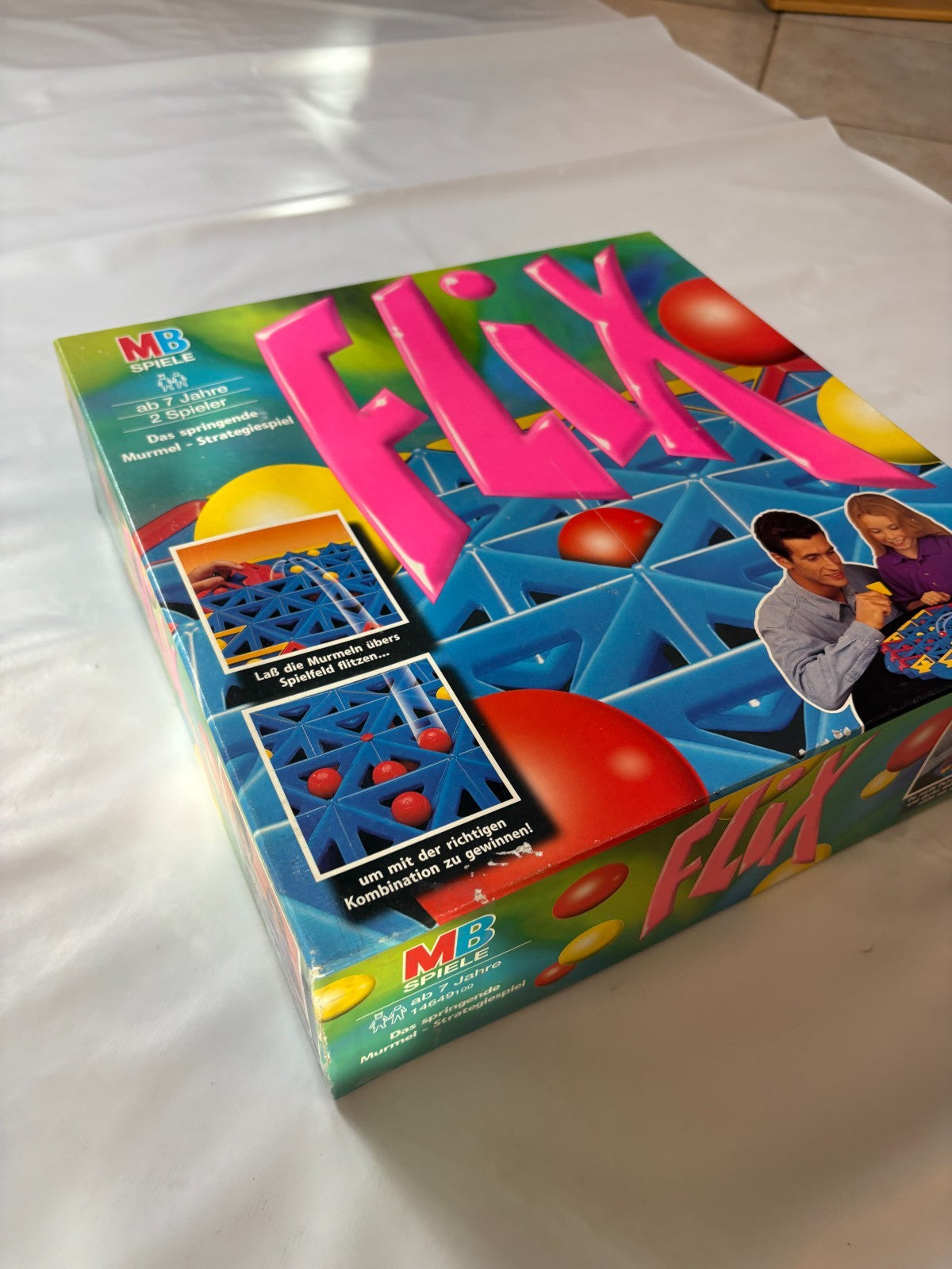 Flix das springende Murmel Strategiespiel MB Spiele - Vollständig - Ansicht 5