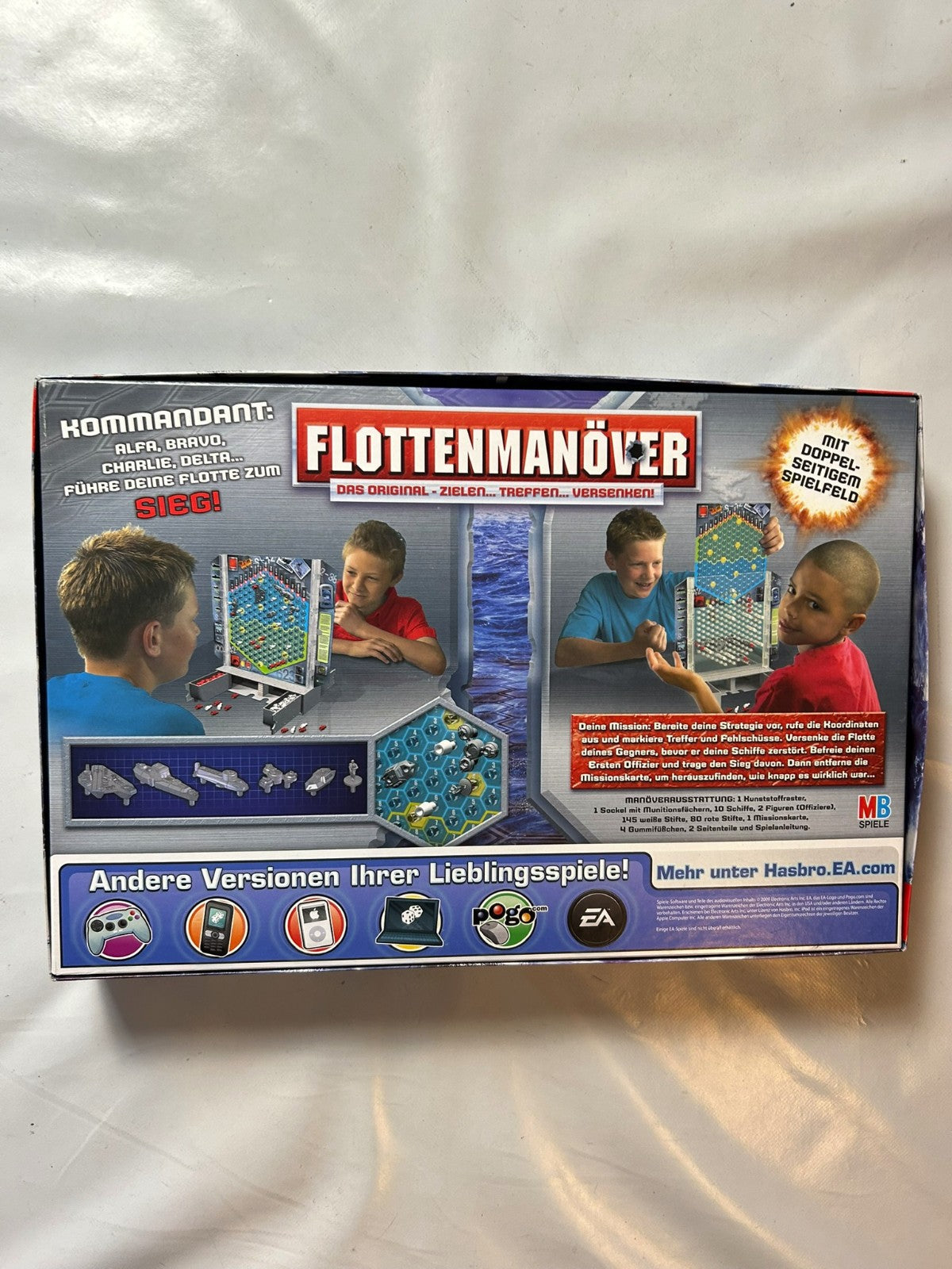 Flottenmanöver  Das Original Schiffe Versenken  Hasbro2009  Unbespielt - Ansicht 8