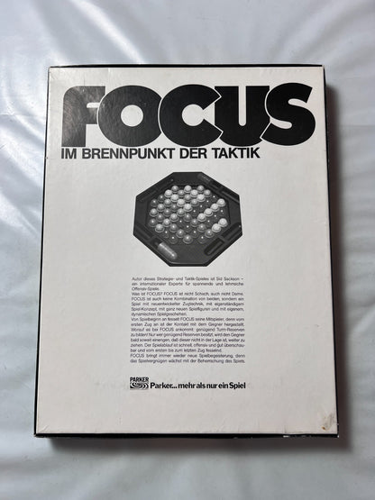 Focus Parker Spiel des Jahres 1981 Brettspiel  Vintage  Vollständig - Ansicht 10