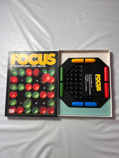 Focus Parker Spiel des Jahres 1981 Brettspiel  Vintage  Vollständig - Ansicht 2