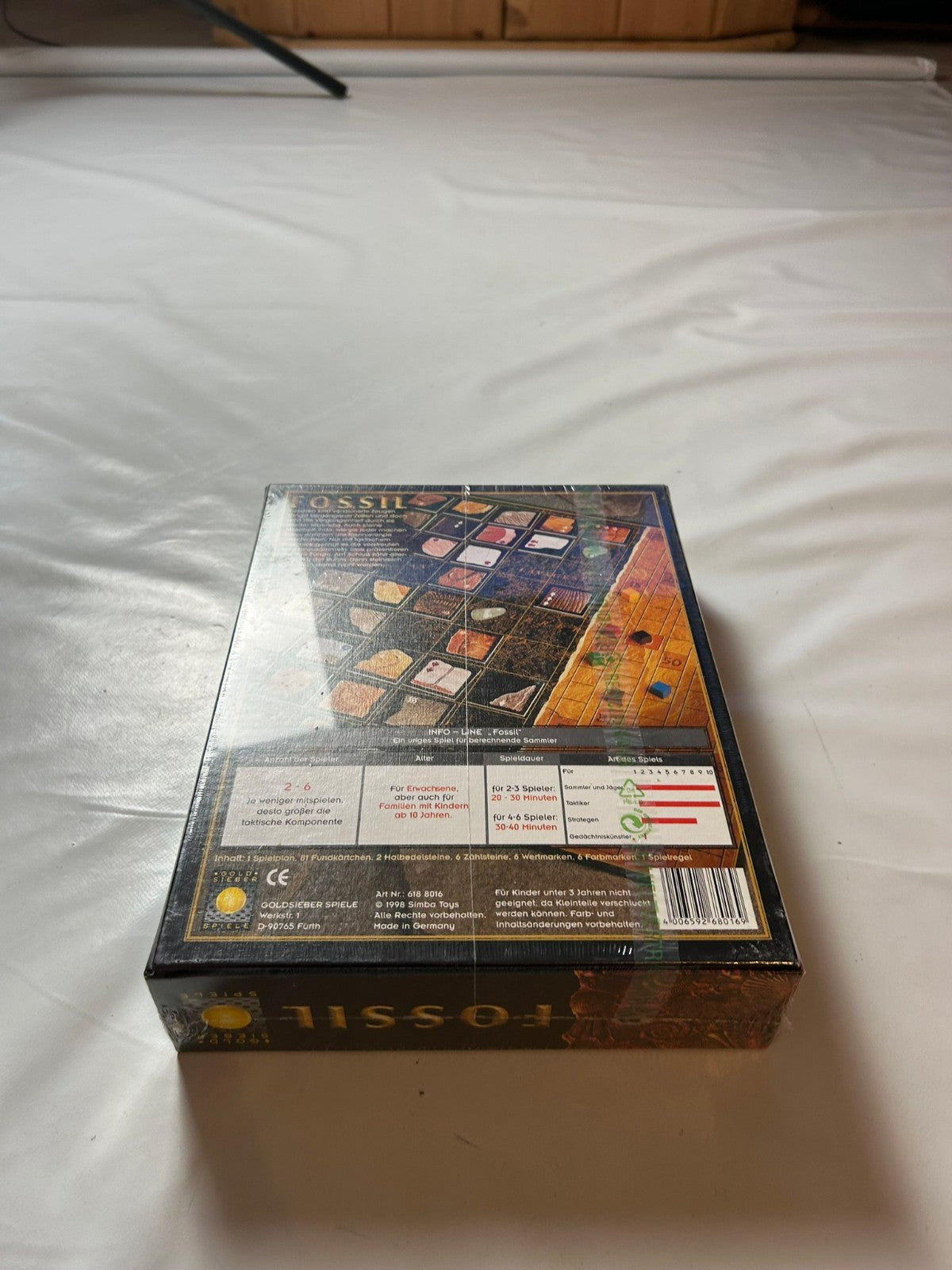 Fossil – Goldsieber Brettspiel Spiel - Neu in Folie - Ansicht 7