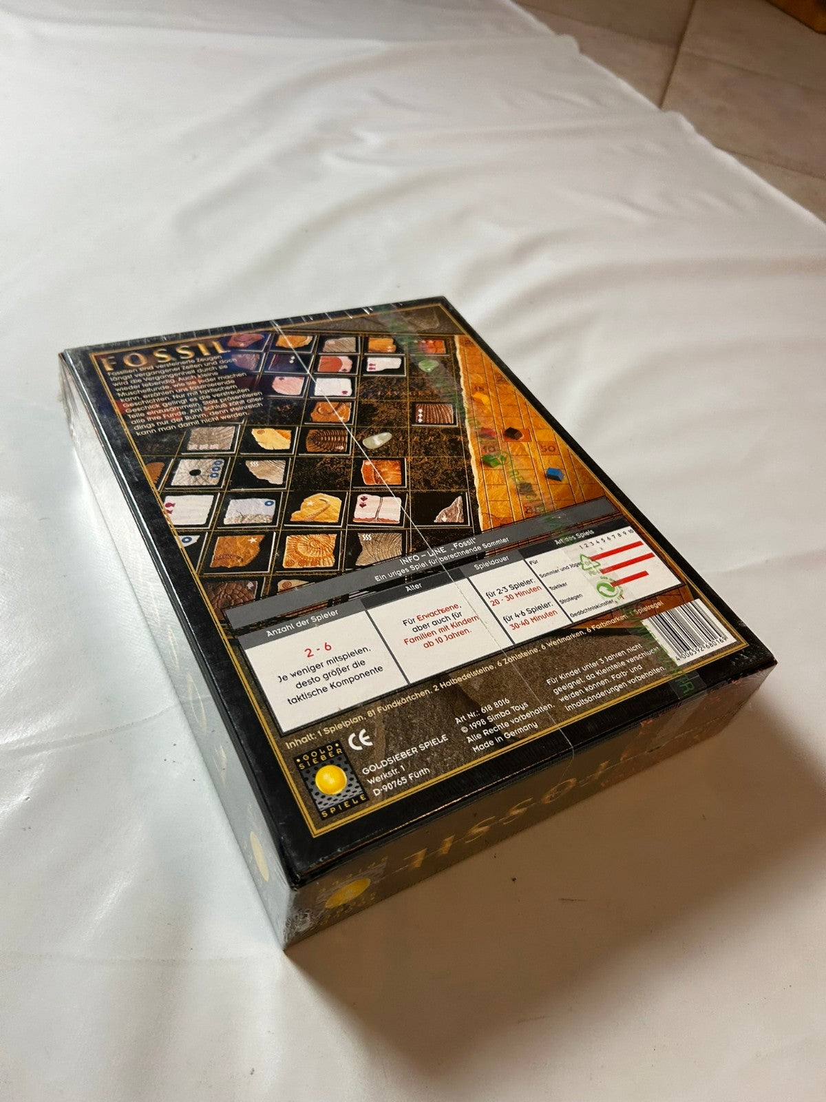 Fossil – Goldsieber Brettspiel Spiel - Neu in Folie - Ansicht 9