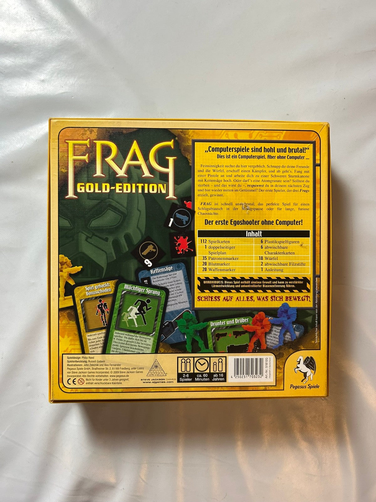 Frag Gold Edition Spiel Pegasus Spiele Deathmatch Shoot  Unbespielt - Ansicht 11