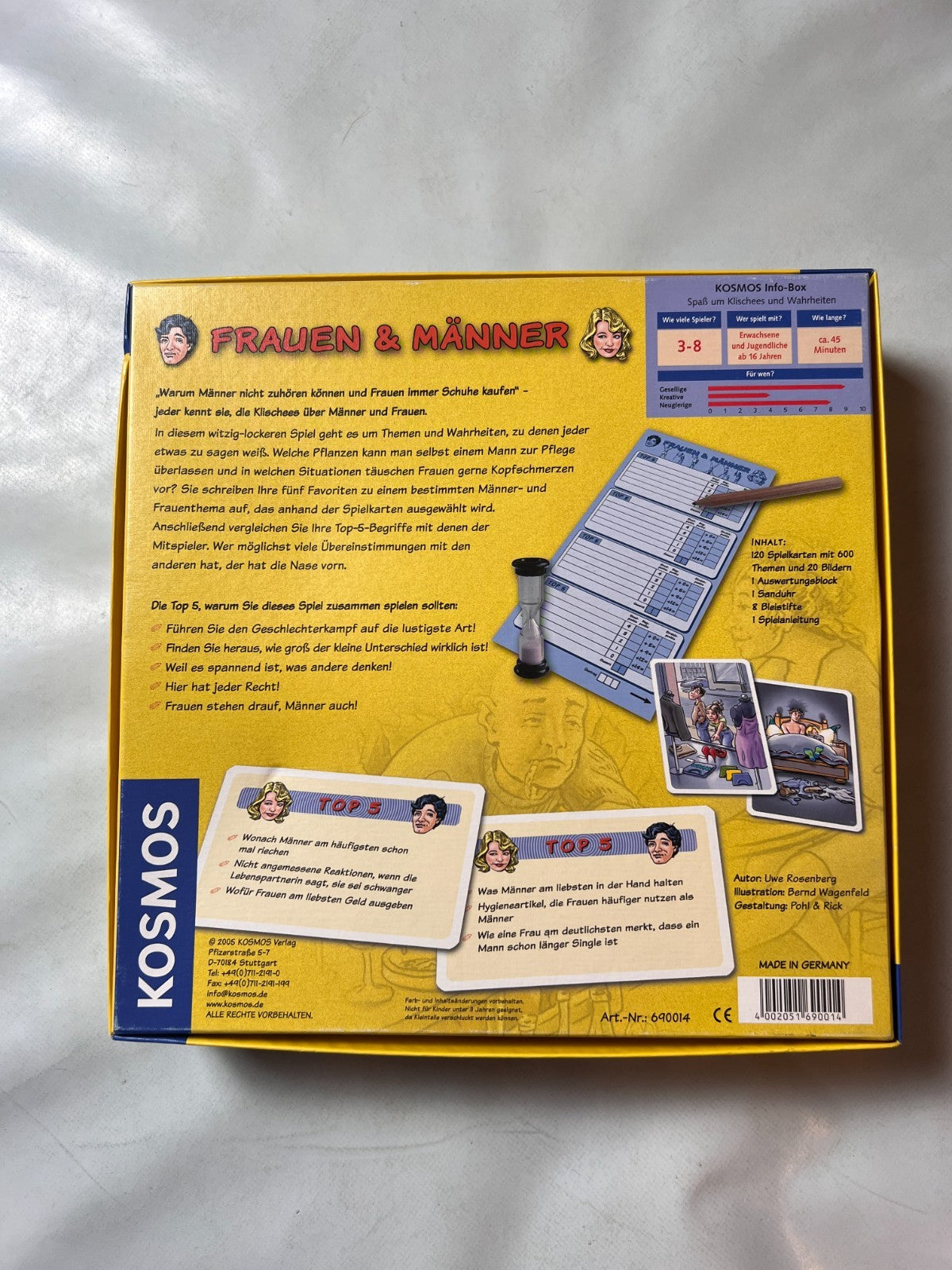 Frauen & Männer KOSMOS Brettspiel Gesellschaftsspiel - Vollständig - Ansicht 9