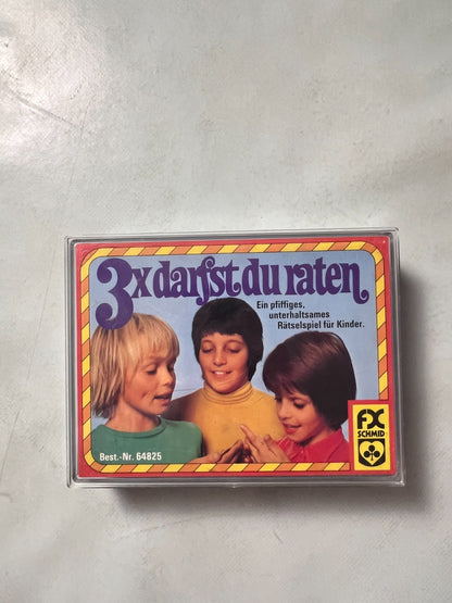 FX Schmid 3x darfst du raten Rätselspiel für Kinder - Vollständig - Ansicht 3
