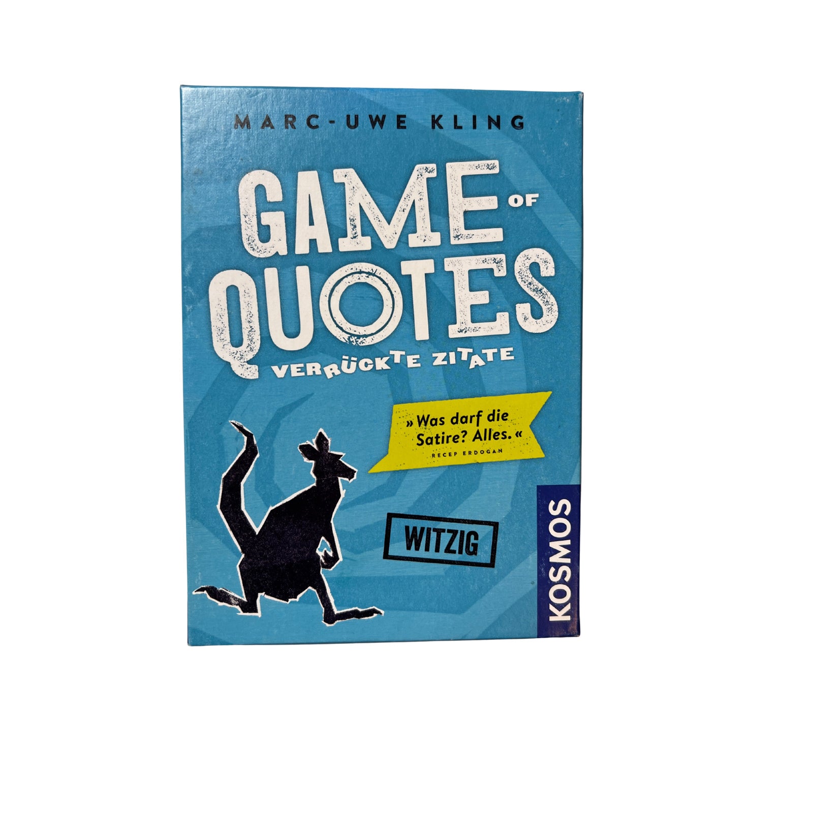 Game of Quotes Verrückte Zitate - Kosmos - Ab 12 Jahren – SKU A9709 – Gesellschaftsspiel gebraucht kaufen bei Brettspielimperium