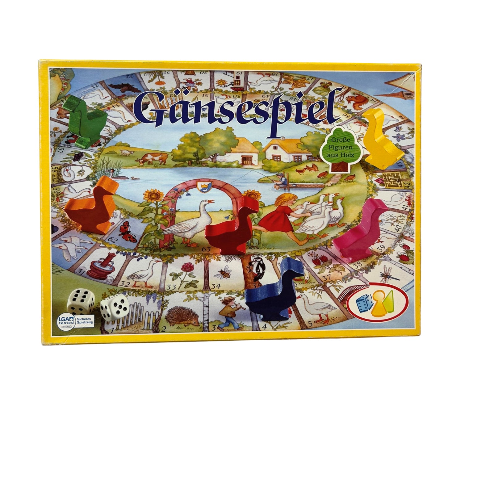 Gänsespiel Innovakids Kinderspiel Brettspiel große Figur aus Holz – SKU A9213 – Gesellschaftsspiel gebraucht kaufen bei Brettspielimperium