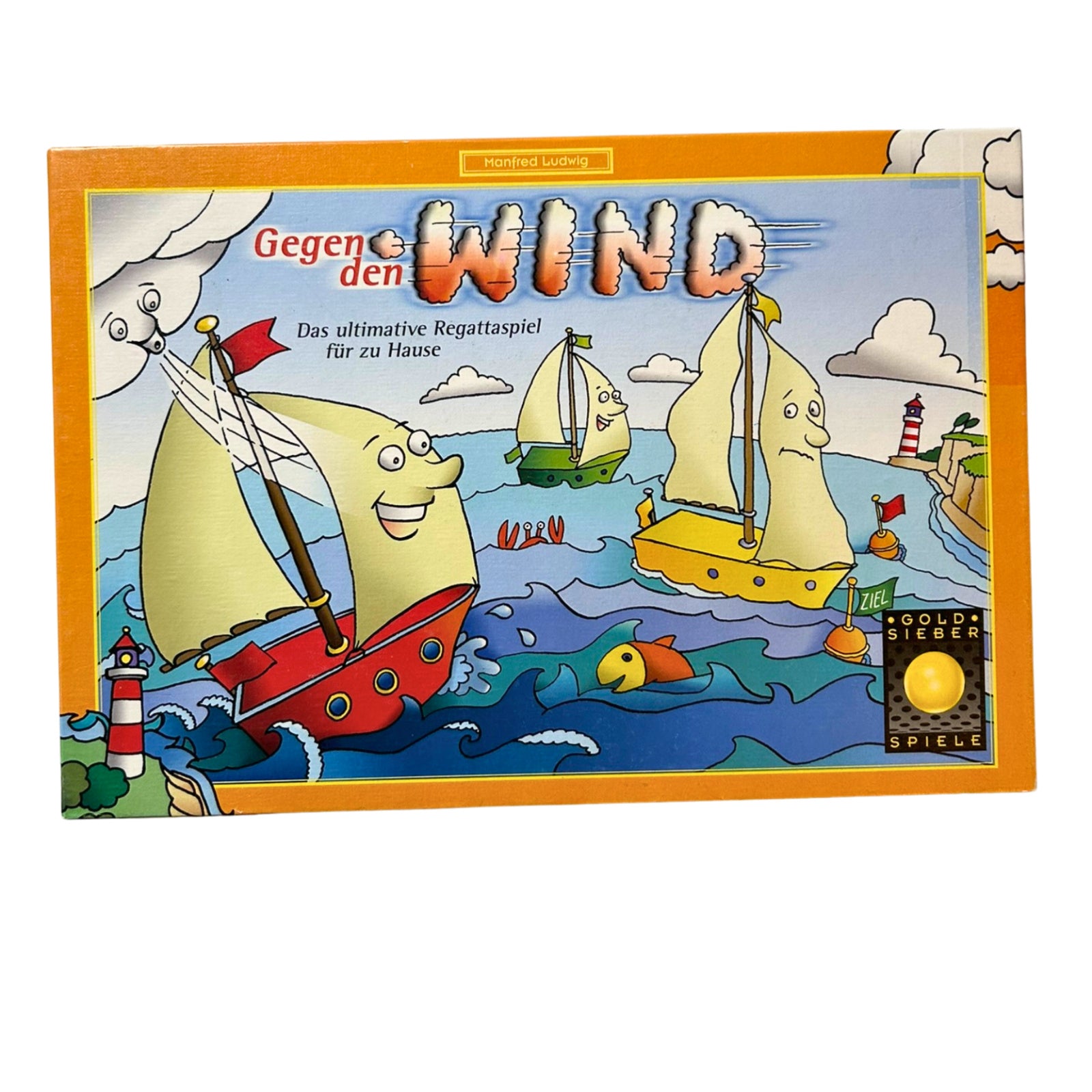 Gegen den Wind Goldsieber Spiele Regattaspiel – SKU A10558 – Gesellschaftsspiel gebraucht kaufen bei Brettspielimperium