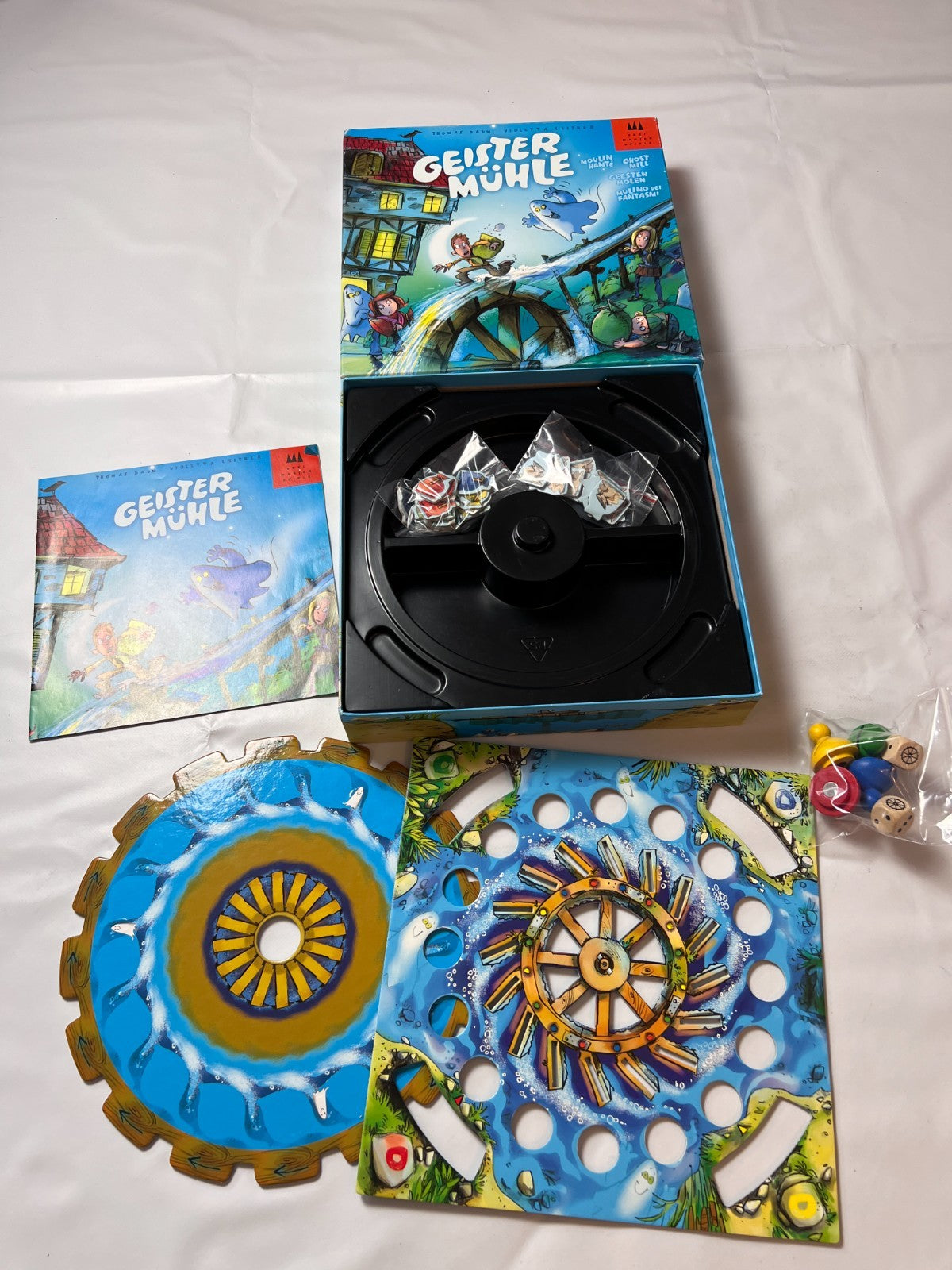 Geistermühle Drei Magier Spiele Gesellschaftsspiel Brettspiel - Vollständig - Ansicht 3