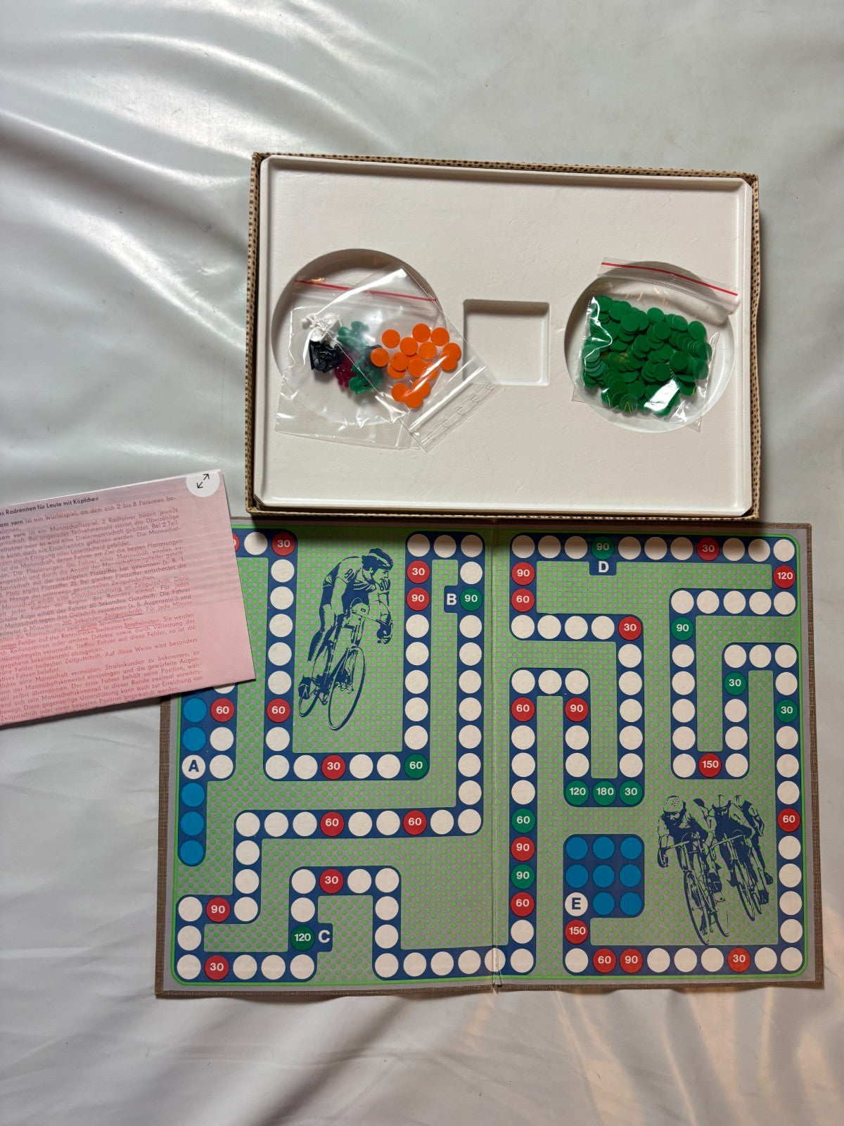 Gemeinsam Vorn DDR Spika Brettspiel Radrennen  Vollständig - Ansicht 6