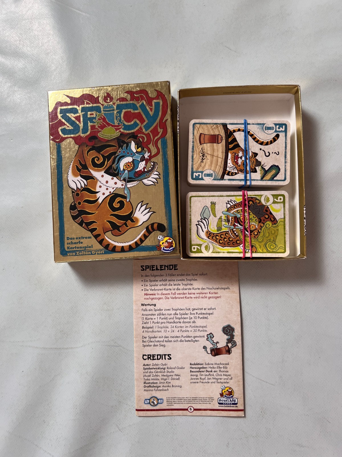 Gesellschaftsspiel Kartenspiel Spicy Heidelberger Spieleverlag - Vollständig - Ansicht 2