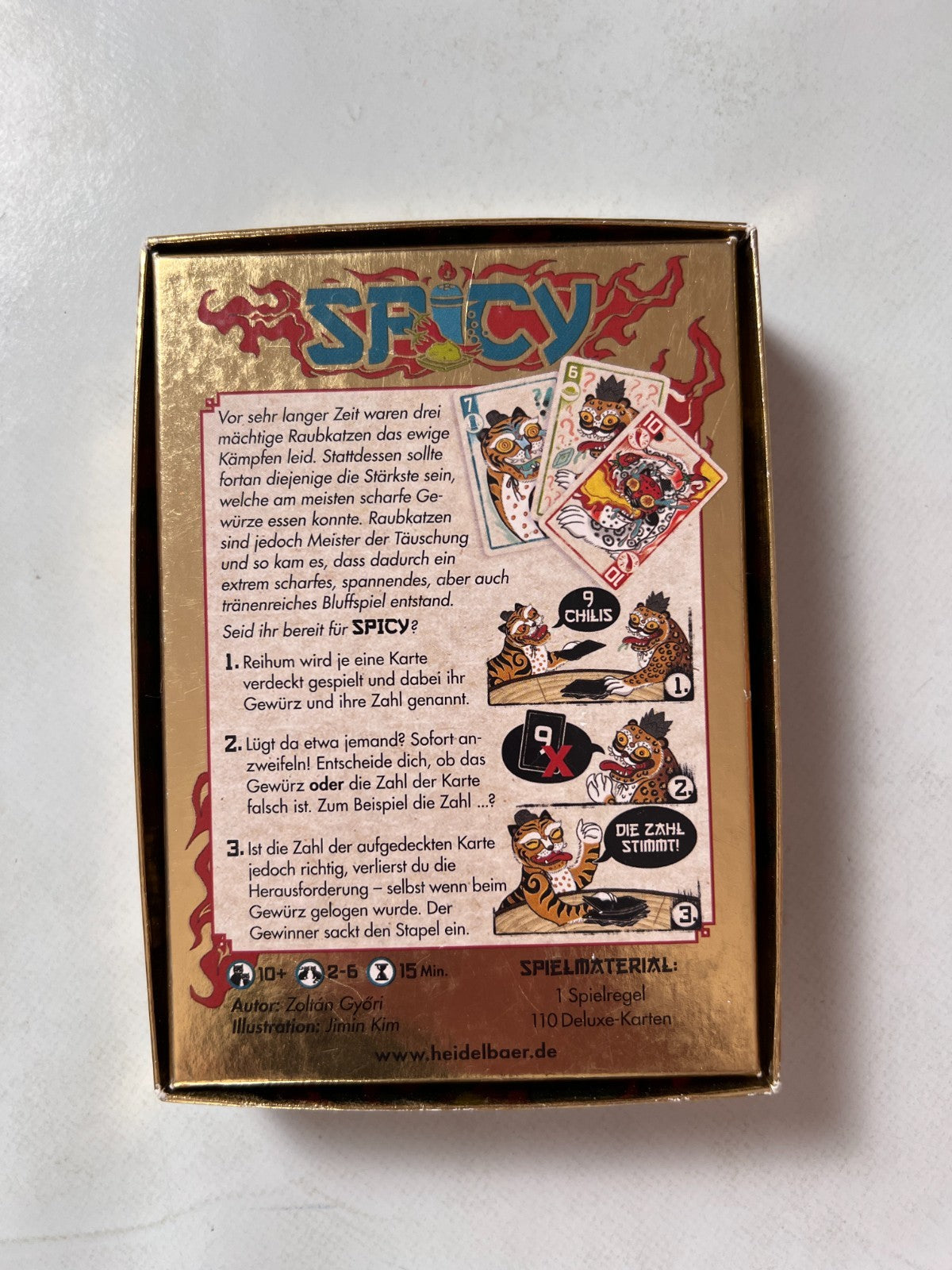 Gesellschaftsspiel Kartenspiel Spicy Heidelberger Spieleverlag - Vollständig - Ansicht 9