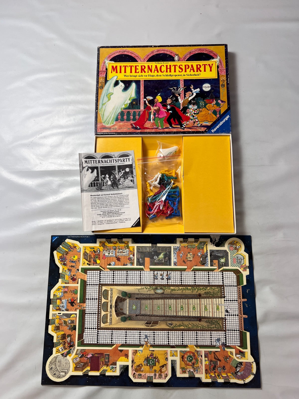 Gesellschaftsspiel - Mitternachtsparty - Ravensburger 1989 - Vollständig - Ansicht 2