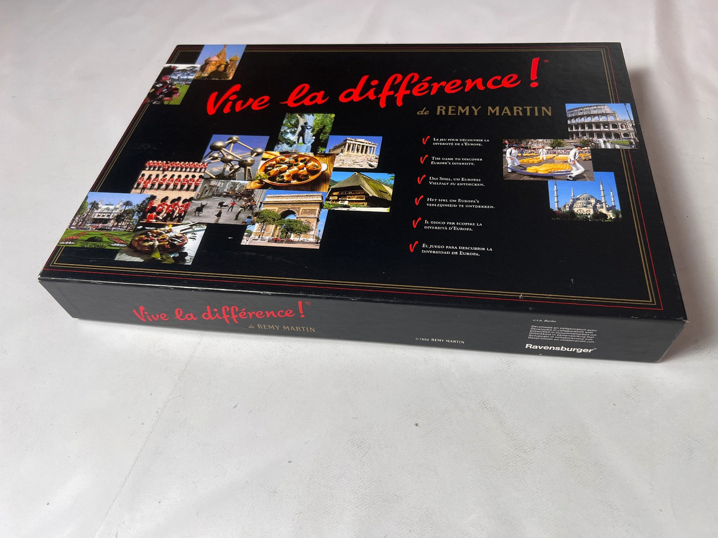 Gesellschaftsspiel Vive la difference  Remy Martin  Vintage 1992  Vollständig - Ansicht 9