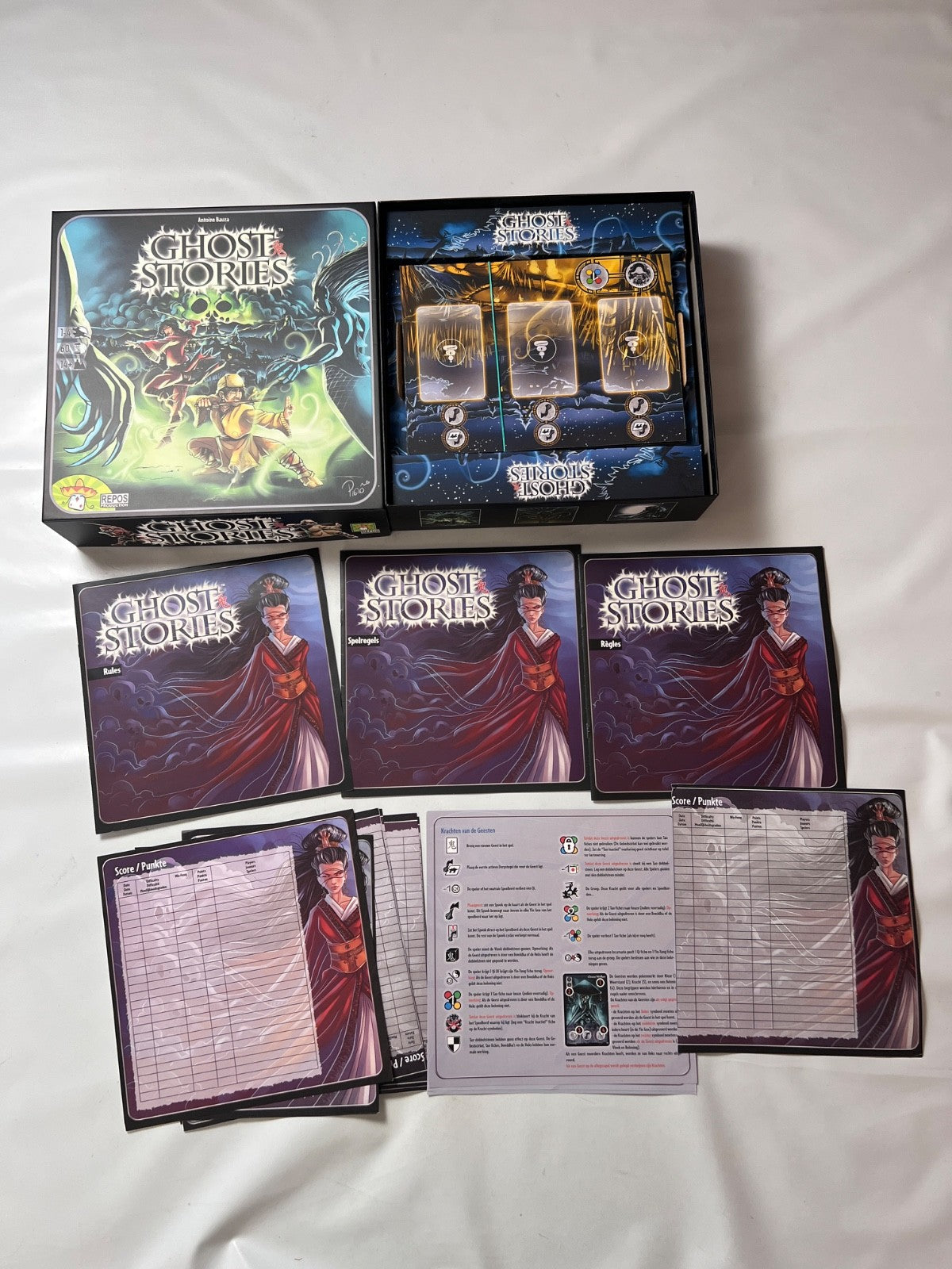 Ghost Stories Repos Production Brettspiel englisch Komplett - Ansicht 2