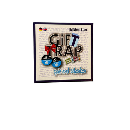 Gift Trap Mini - Edition Blau - Unbespielt – SKU A10357 – Gesellschaftsspiel gebraucht kaufen bei Brettspielimperium