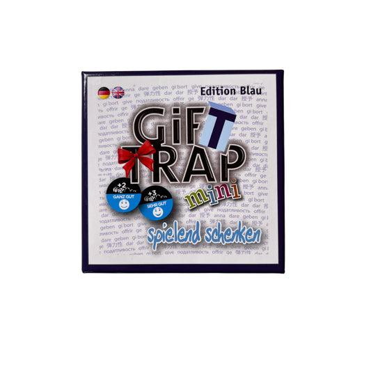 Gift Trap Mini - Edition Blau - Unbespielt – SKU A13351 – Gesellschaftsspiel gebraucht kaufen bei Brettspielimperium
