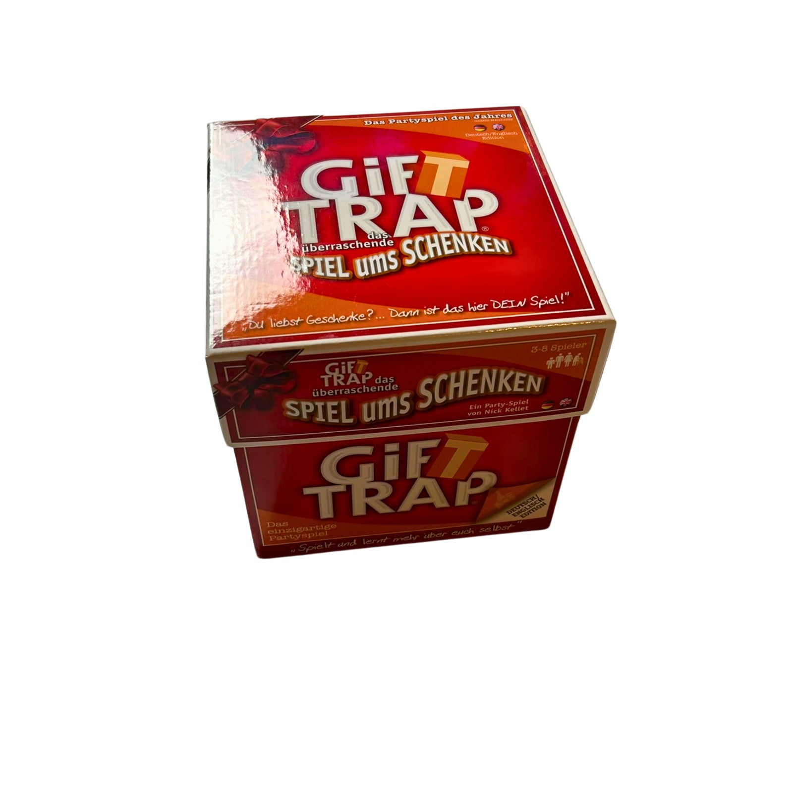 Gift Trap Spiel das überraschende Spiel ums Schenken – SKU A7350 – Gesellschaftsspiel gebraucht kaufen bei Brettspielimperium