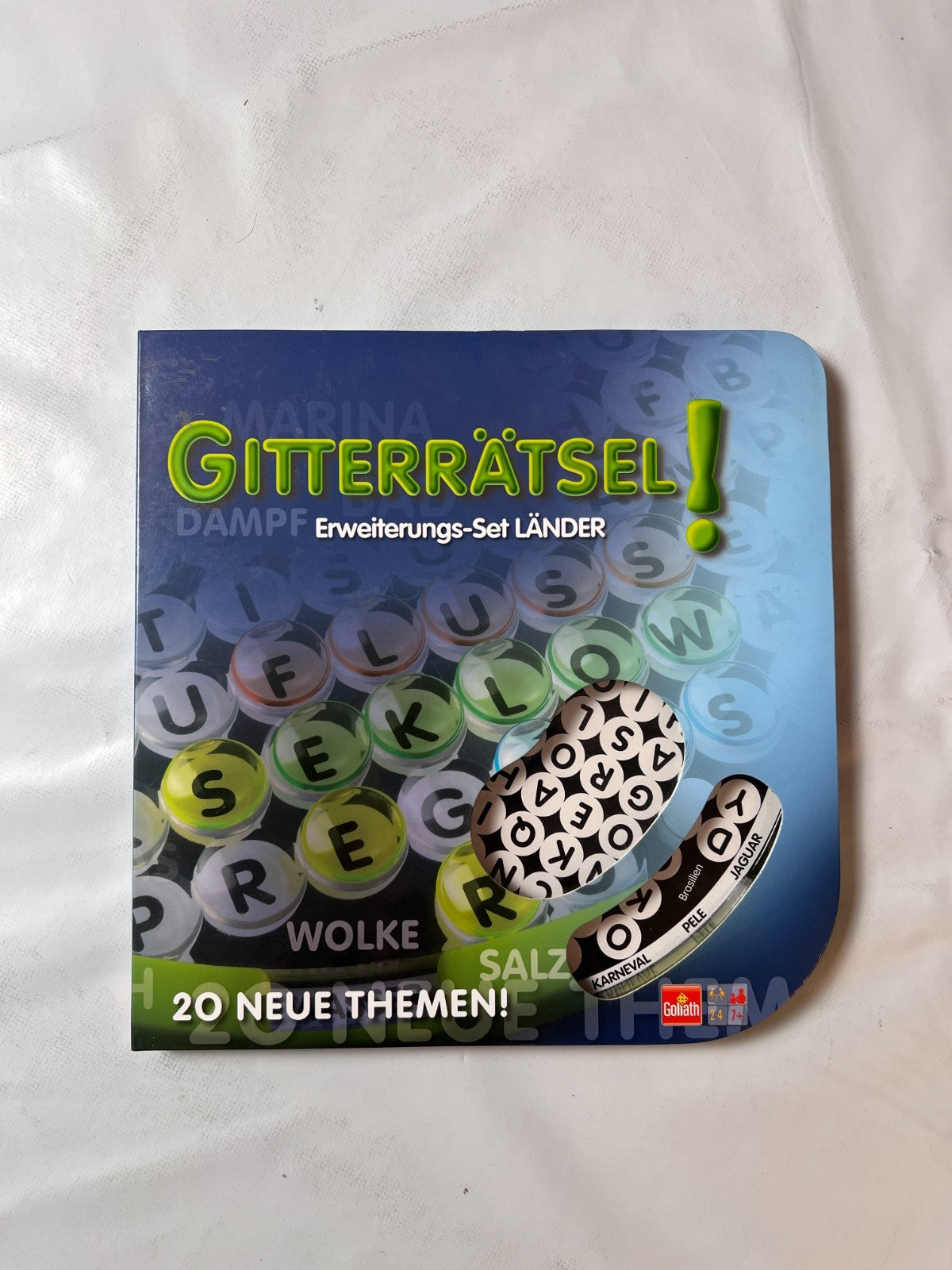 GITTERRÄTSEL - Erweiterungs-Set LÄNDER Brettspiel Goliath - Vollständig - Ansicht 4