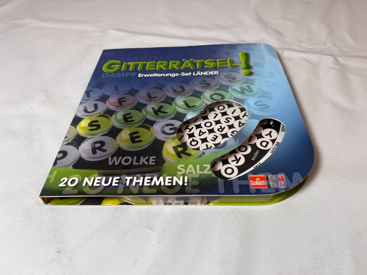 GITTERRÄTSEL - Erweiterungs-Set LÄNDER Brettspiel Goliath - Vollständig - Ansicht 8