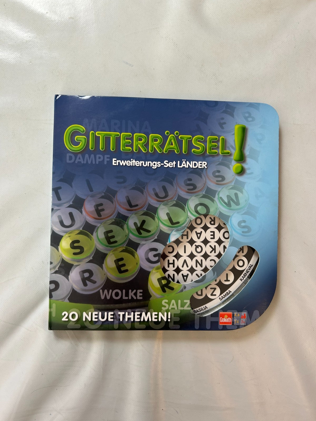 GITTERRÄTSEL  ErweiterungsSet LÄNDER Brettspiel Goliath  Vollständig - Ansicht 2