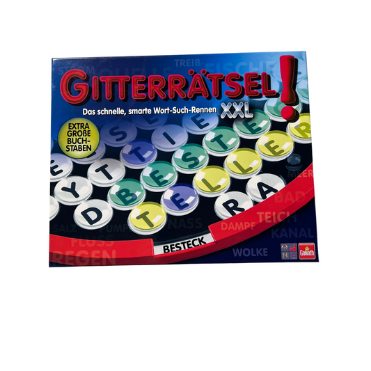 Gitterrätsel Goliath XXL Große Buchstaben Gesellschaftsspiel  Vollständig - Ansicht 1