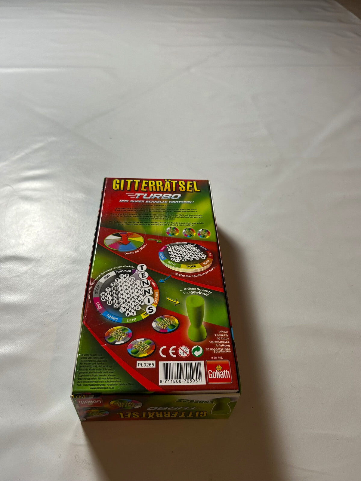 Gitterrätsel Turbo Spiel Goliath Gesellschaftsspiel - Vollständig - Ansicht 7