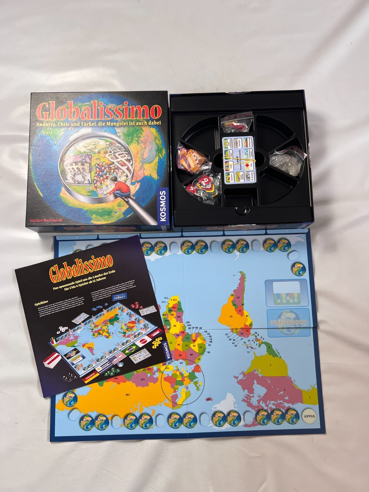 Globalissimo Kosmos 2008 Brettspiel Geographie - Vollständig - Ansicht 2