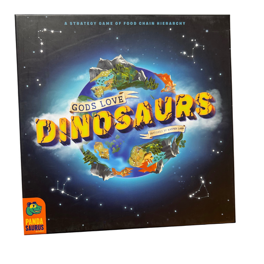 Gods Love Dinosaurs – Brettspiel von Pandasaurus Games englisch - Vollständig - Ansicht 1