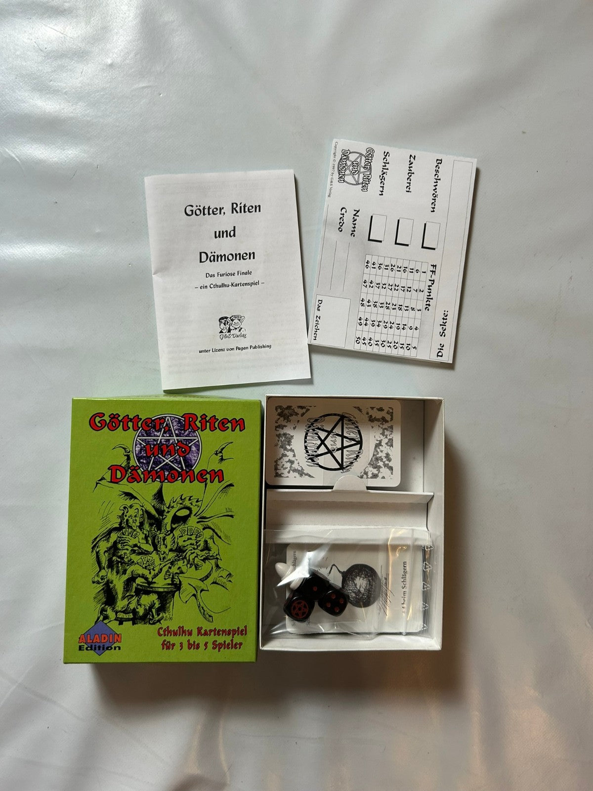 Götter, Riten und Dämonen  CthulhuKartenspiel  Vollständig - Ansicht 6