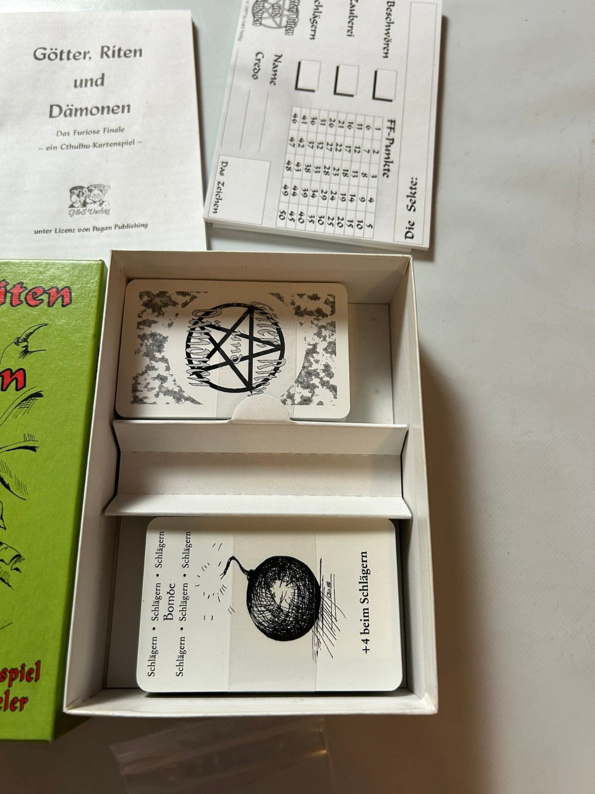 Götter, Riten und Dämonen  CthulhuKartenspiel  Vollständig - Ansicht 8