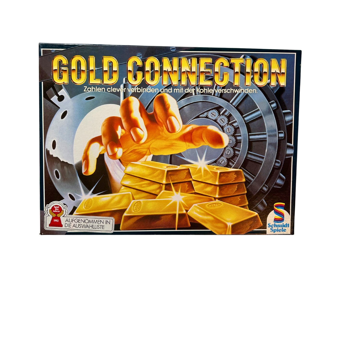 Gold Connection - Brettspiel Schmidt Spiele 1992 – SKU A11568 – Gesellschaftsspiel gebraucht kaufen bei Brettspielimperium