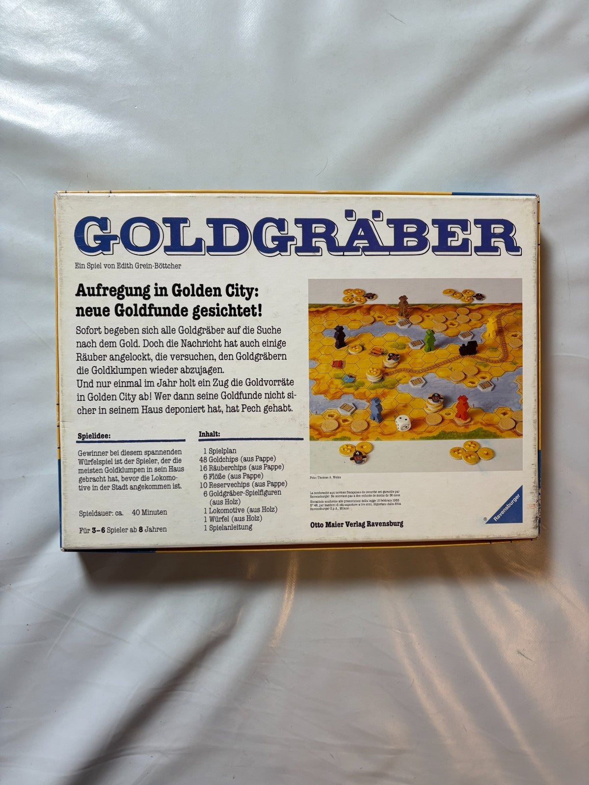 Goldgräber Brettspiel Aufregung in golden City  Ravensburger  Vollständig - Ansicht 11