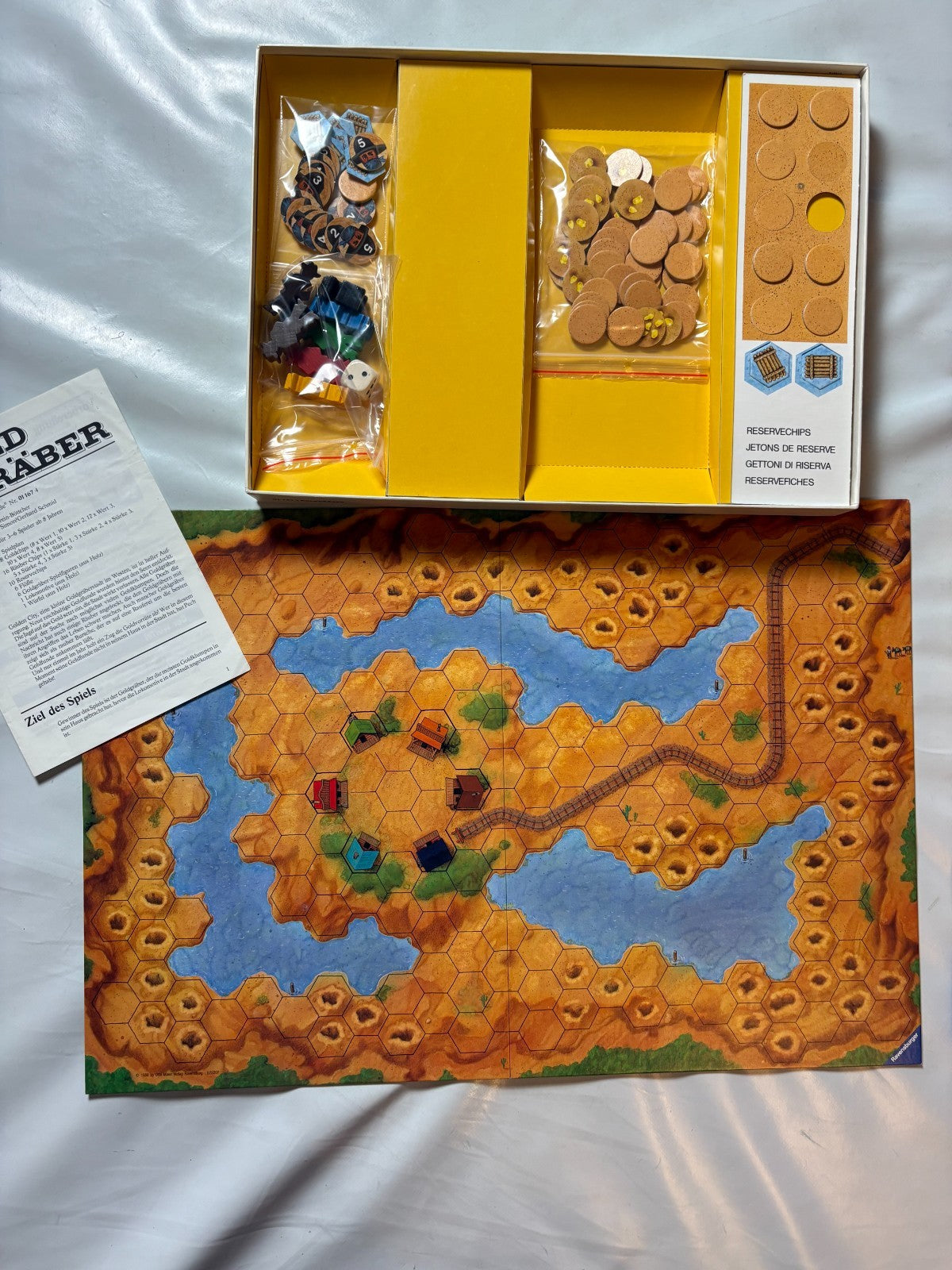 Goldgräber Brettspiel Aufregung in golden City  Ravensburger  Vollständig - Ansicht 8