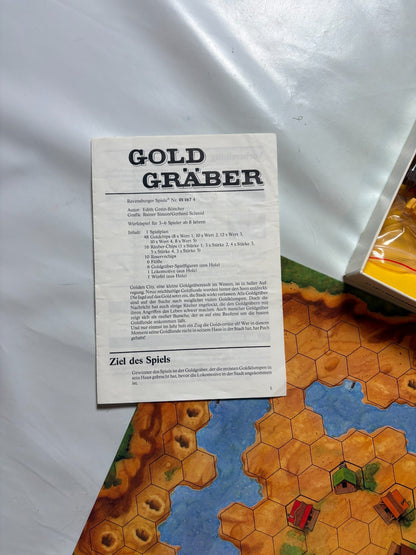 Goldgräber Brettspiel Aufregung in golden City  Ravensburger  Vollständig - Ansicht 9