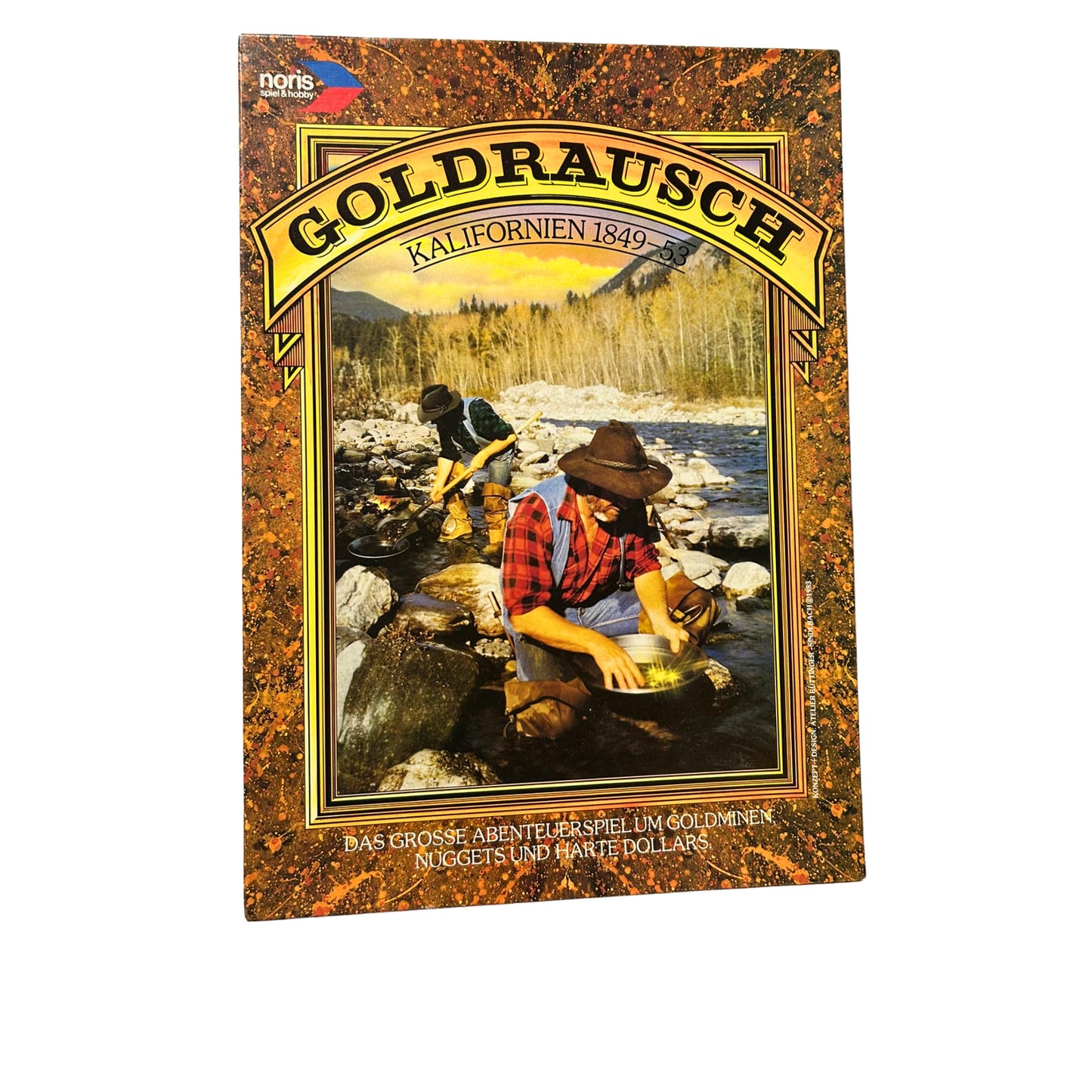 GOLDRAUSCH Kalifornien 1849-53 Brettspiel Noris 1983 – SKU A7325 – Gesellschaftsspiel gebraucht kaufen bei Brettspielimperium