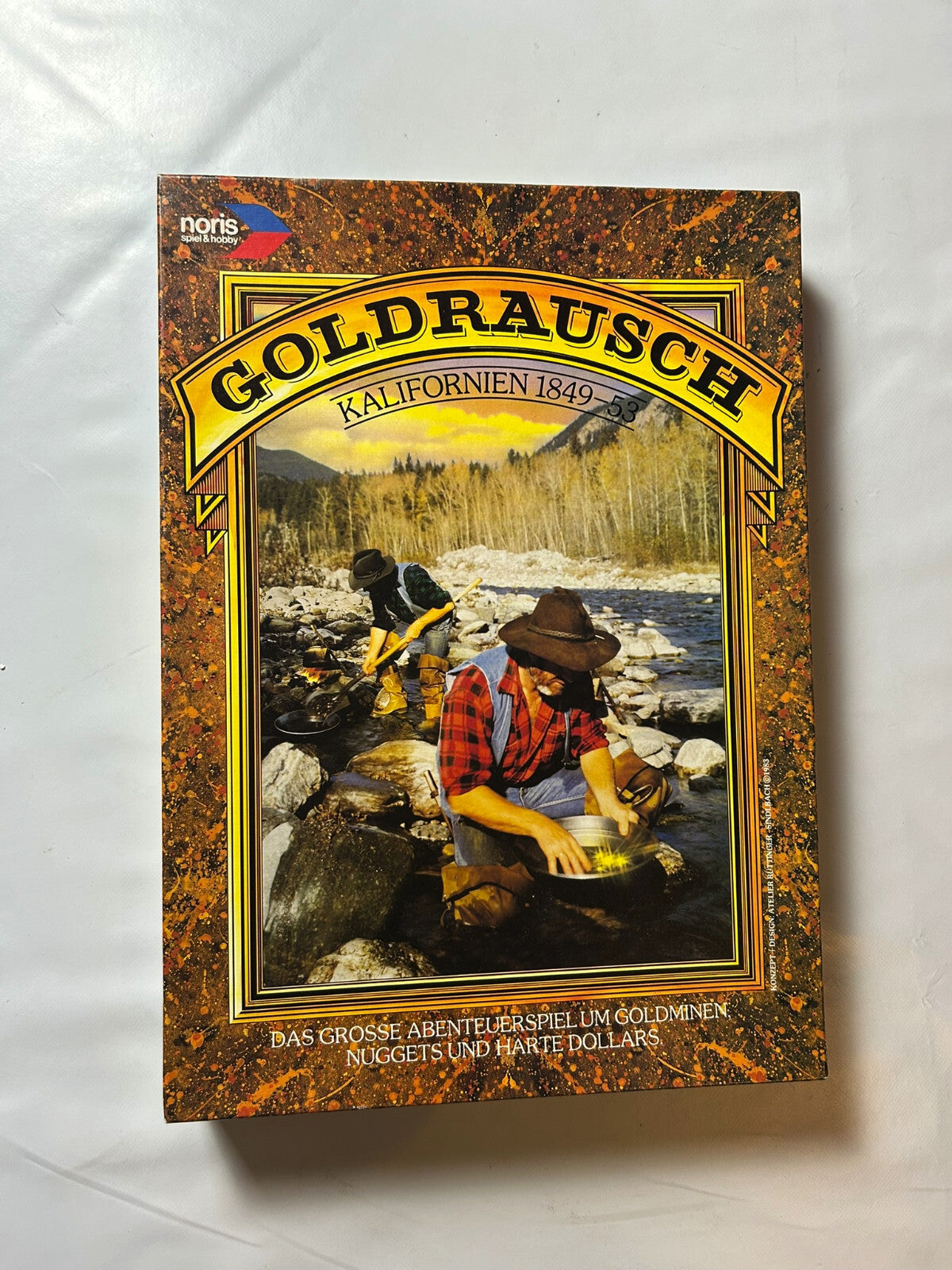 GOLDRAUSCH Kalifornien 1849-53 Brettspiel Noris 1983 - Vollständig - Ansicht 2