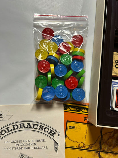 GOLDRAUSCH Kalifornien 1849-53 Brettspiel Noris 1983 - Vollständig - Ansicht 8