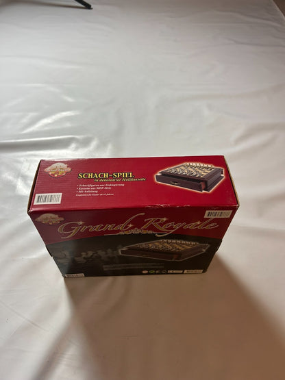 Grand Royale Schatulle aus Holz 20x20 Figuren Metall König 4cm  Unbespielt - Ansicht 11
