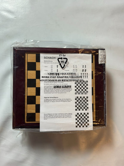 Grand Royale Schatulle aus Holz 20x20 Figuren Metall König 4cm  Unbespielt - Ansicht 6